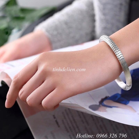 VÒNG BẠC KHẮC ĐẠI BI CHÚ