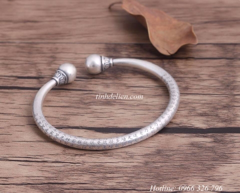 VÒNG BẠC KHẮC BÁT NHÃ TÂM KINH