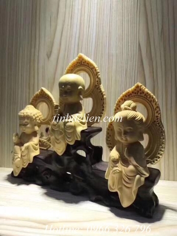 TƯỢNG TA BÀ TAM THÁNH CHIBI