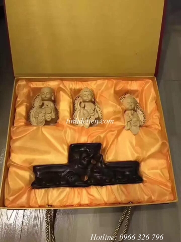 TƯỢNG TA BÀ TAM THÁNH CHIBI