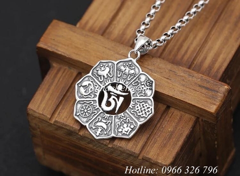 MẶT DÂY CHUYỀN KHẮC BÁT CÁT TƯỜNG VÀ CHỮ OM