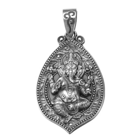 MẶT DÂY CHUYỀN GANESHA VÀ OM MANI PADME HUM