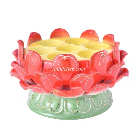 ĐẾ ĐỰNG NẾN HOA SEN CÚNG PHẬT