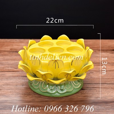 ĐẾ ĐỰNG NẾN HOA SEN CÚNG PHẬT
