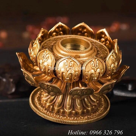 ĐẾ HOA SEN ĐỰNG KINH LUÂN