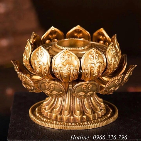 ĐẾ HOA SEN ĐỰNG KINH LUÂN