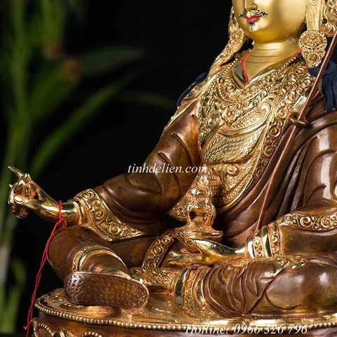 TÔN TƯỢNG NGÀI LIÊN HOA SINH 35 CM