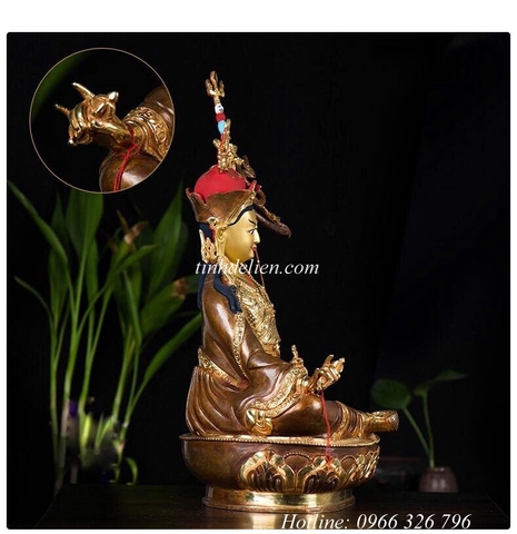 TÔN TƯỢNG NGÀI LIÊN HOA SINH 35 CM
