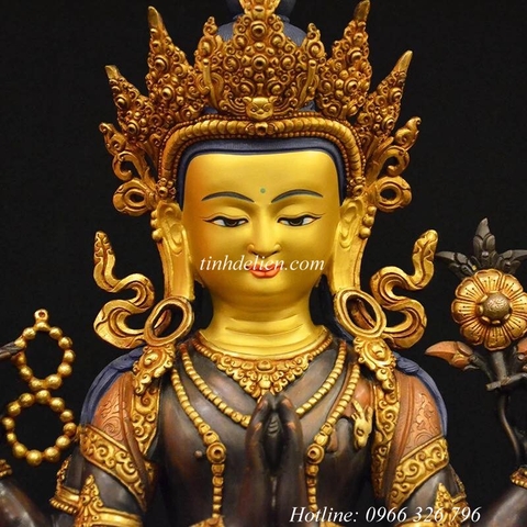 TÔN TƯỢNG ĐỨC QUÁN ÂM TỨ THỦ 48 CM