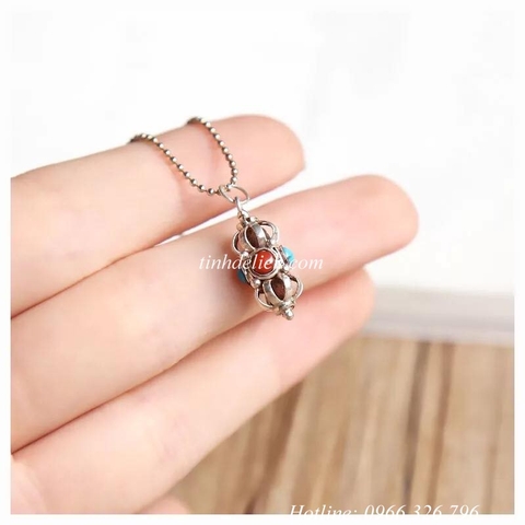 BỘ BÔNG TAI , MẶT DÂY CHUYỀN CHÀY KIM CƯƠNG ĐÍNH SAN HÔ VÀ LAM NGỌC