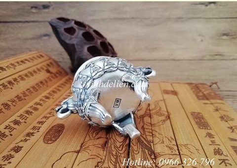 LƯ XÔNG TRẦM BẠC MINI KHẮC HÌNH PHẬT