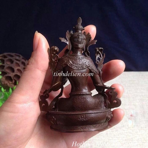 TÔN TƯỢNG ĐỨC TARA XANH 10 CM