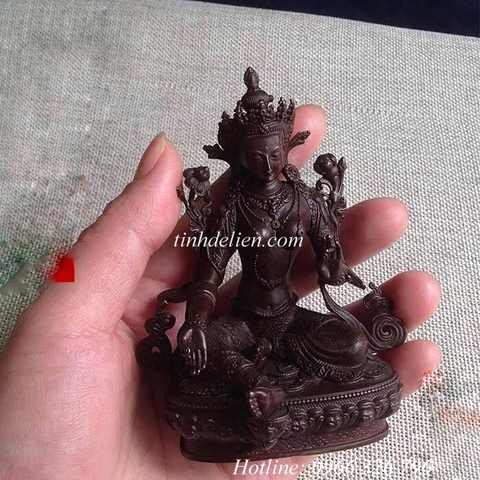TÔN TƯỢNG ĐỨC TARA XANH 10 CM
