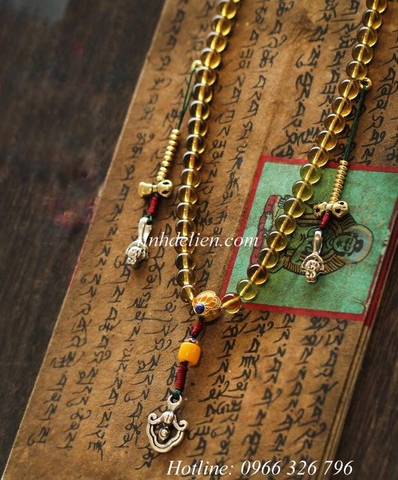 CHUỖI PHA LÊ VÀNG 108 HẠT