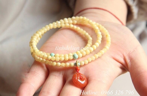 CHUỖI HỔ PHÁCH SÁP ONG TRẮNG 4,2 MM
