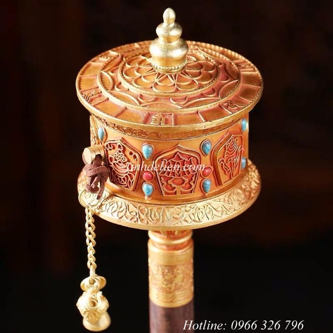 KINH LUÂN CẦU NGUYỆN BẰNG ĐỒNG VÀ GỖ ĐÀN HƯƠNG