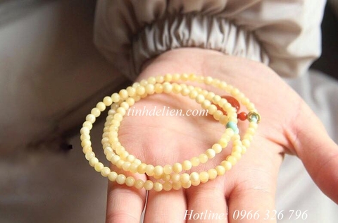 CHUỖI HỔ PHÁCH SÁP ONG TRẮNG 4,2 MM