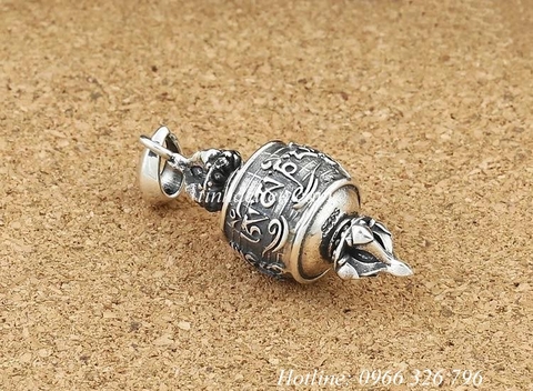 MẶT DÂY CHUYỀN KINH LUÂN KHẮC OM MANI PADME HUM