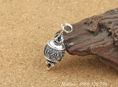 MẶT DÂY CHUYỀN KINH LUÂN KHẮC OM MANI PADME HUM