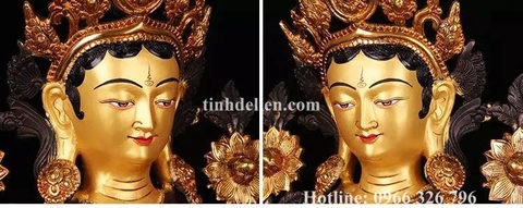 TÔN TƯỢNG ĐỨC TARA XANH 48 CM