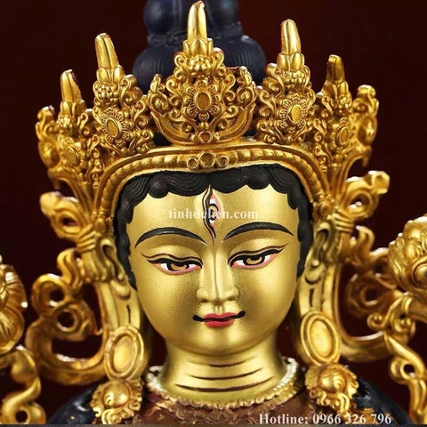 TÔN TƯỢNG ĐỨC BẠCH ĐỘ PHẬT MẪU(TARA TRẮNG ) 21 CM