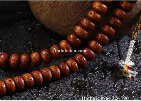CHUỖI BỒ ĐỀ 108 HẠT PHỤ KIỆN KIẾM VĂN THÙ  VÀ ĐÁ DZI