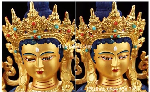 TÔN TƯỢNG ĐỨC TARA XANH 21 CM