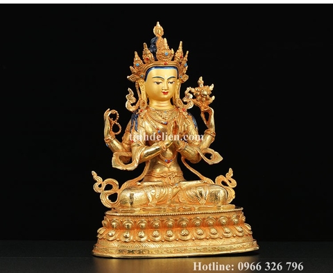 TÔN TƯỢNG QUÁN ÂM TỨ THỦ 33 CM
