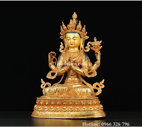 TÔN TƯỢNG QUÁN ÂM TỨ THỦ 33 CM
