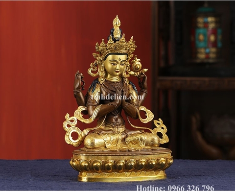 TÔN TƯỢNG QUÁN ÂM TỨ THỦ 21 CM