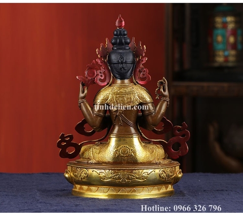 TÔN TƯỢNG QUÁN ÂM TỨ THỦ 21 CM