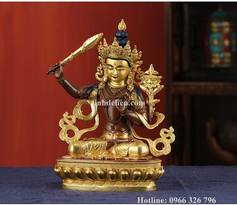 TÔN TƯỢNG ĐỨC VĂN THÙ SƯ LỢI BỒ TÁT 21 CM
