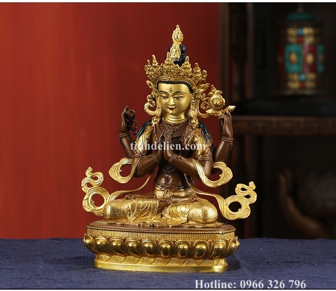 TÔN TƯỢNG QUÁN ÂM TỨ THỦ 21 CM