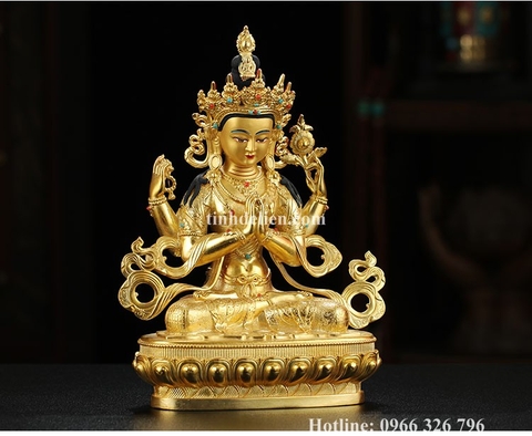 TÔN TƯỢNG QUÁN ÂM TỨ THỦ 21 CM