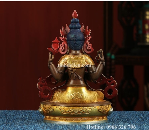 TÔN TƯỢNG QUÁN ÂM TỨ THỦ 21 CM