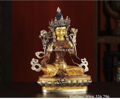 TÔN TƯỢNG ĐỨC TARA XANH 21 CM
