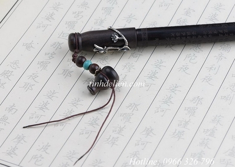 BÚT GỖ ĐÀN HƯƠNG BỌC BẠC S925