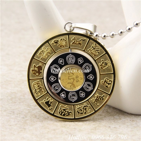 MẶT DÂY CHUYỀN OM MANI PADME HUM , BÁT CÁT TƯỜNG VÀ 12 CON GIÁP