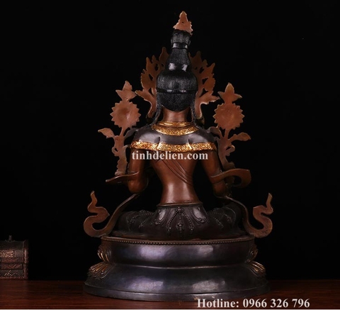 TÔN TƯỢNG ĐỨC TARA XANH 48 CM