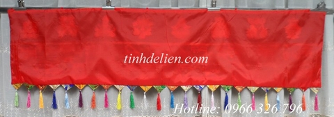 RÈM GẤM NGANG TRANG TRÍ BAN PHẬT