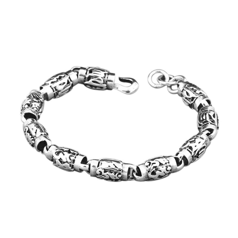 LẮC BẠC ĐEO TAY KHẮC OM MANI PADME HUM