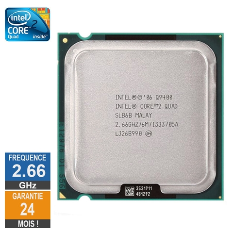 CPU máy tính bàn Intel Core 2 Quad Q9400 4 Nhân CPU 6M Cache FSB 1333MHz  nhiều luồng chiến game LOL liên minh, FIFA4, CF