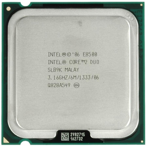 CPU Core2 E8500 tặng KEO, QUẠT TẢN NHIỆT ( SOCKET 775) chiến Liên minh mượt mà