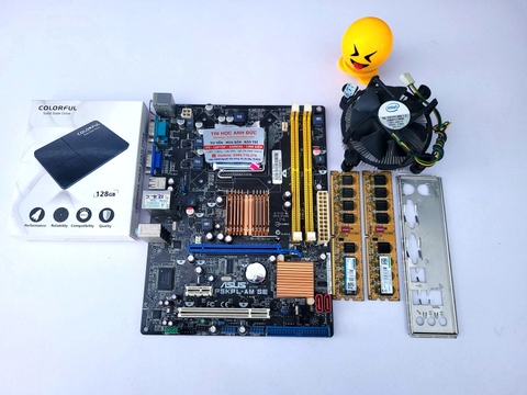 Mainboard | Bo Mạch Chủ cho PC Văn Phòng Asus G31 CPU CORE2 RAM 4G SSD 120G FAN FE chắn main đầy đủ