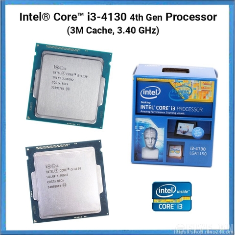 Bộ xử lý Intel Core i3 4130 3M bộ nhớ đệm, 3,40 GHz