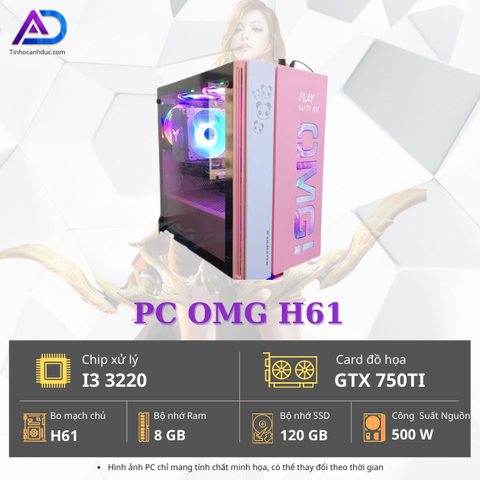 PC GAMING H61 I3 3220 8GB 750Ti