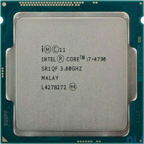 CPU Intel Core I7 4790 (3.6GHz up to 4.0Ghz,4 Core, 8 Threads, 8Mb)