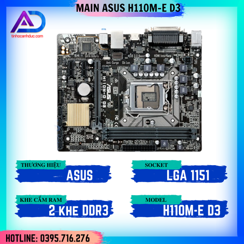 Mainboard Asus H110M-E D3