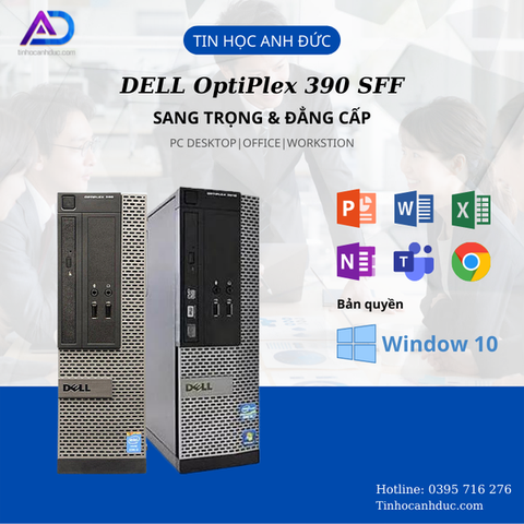 Bộ Máy Tính Dell 390SFF i7 2600/8Gb/256GB+ Màn hình Led 22Inch