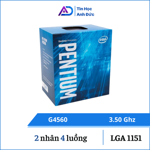 CPU Intel Pentium G4560 Socket 1151 (3.50GHz, 3M, 2 Cores 4 Threads)